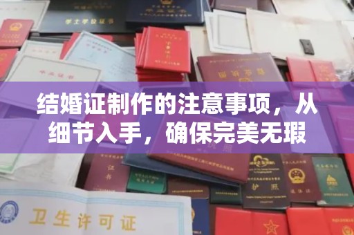 中国澳门结婚证制作的注意事项，从细节入手，确保完美无瑕