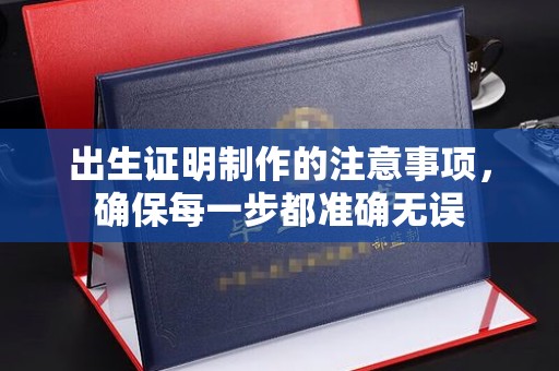 中国澳门出生证明制作的注意事项，确保每一步都准确无误