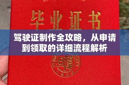 中国澳门驾驶证制作全攻略，从申请到领取的详细流程解析